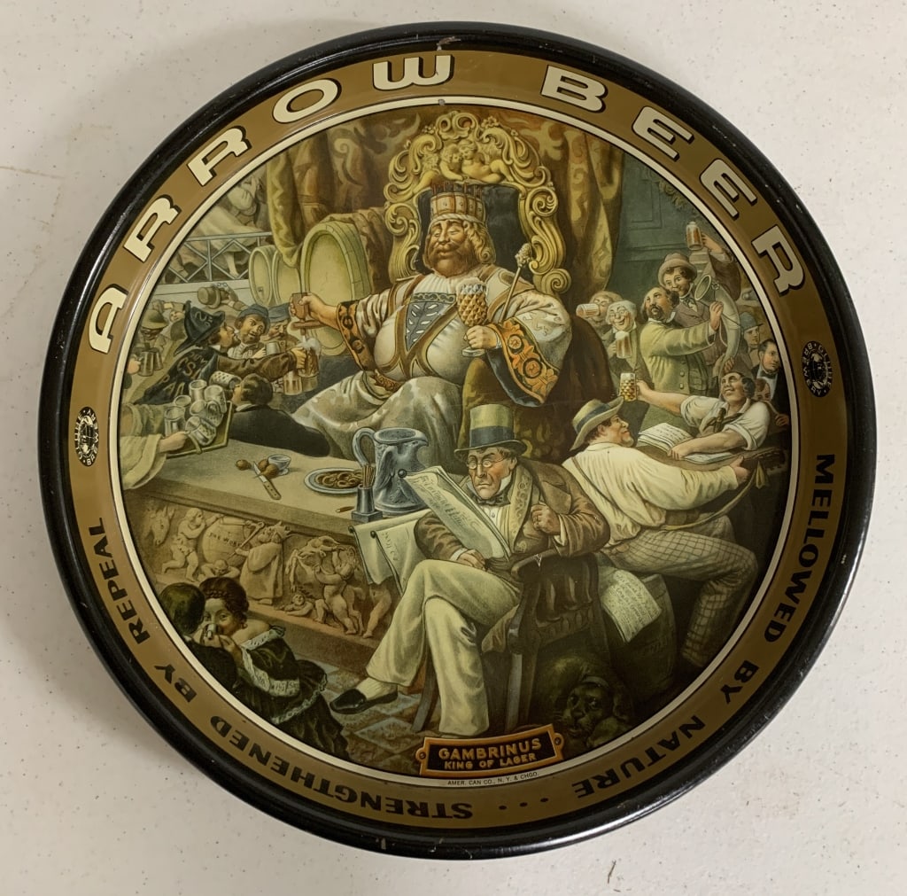 Globe Brewery Arrow Beer tray (1 of 3)