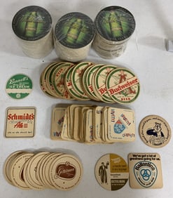 200+ beer coasters
