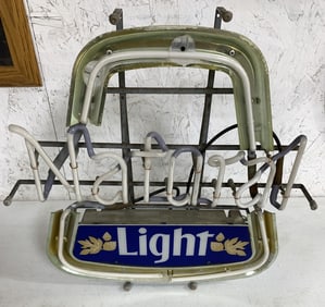 Natural Light neon beer sign