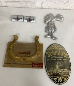 Budweiser, Schmidt's & Michelob adv. Pieces