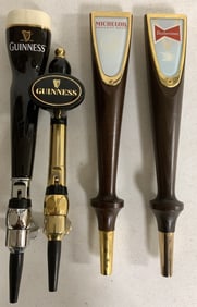 4 beer tap handles