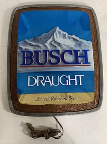 Busch Draught Beer lighted sign