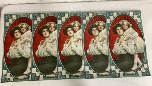 5 1909 Metropolitan Life Insurance calendars