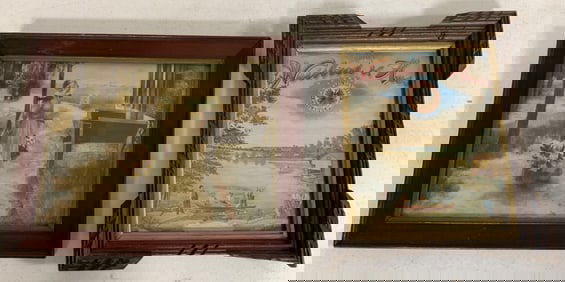 Weisbrod & Hess framed adv. plus framed art