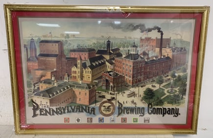 Pennsylvania Brewing Company Framed Poster