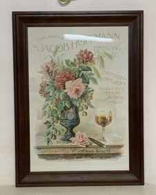 Framed Jacob Hoffmann Brewing Litho