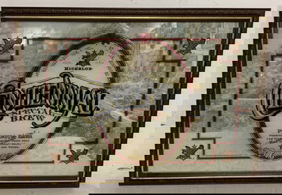 Framed Michelob Centennial Mirror