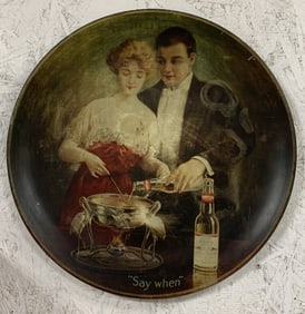 Metal Budweiser Tray