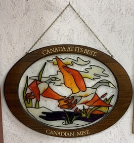 Canadian Mist Whisky Stained Plexiglas? Bar Sign
