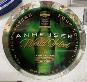Framed Anheuser World Select Mirror
