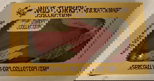 Box of 2 Wild Turkey Collection Pocket Knives