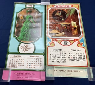 6 Budweiser/Anheuser Busch Posters/Calendars