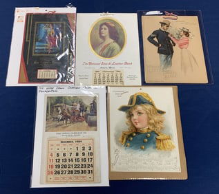 5 Vintage Advertising Calendars