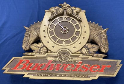 Battery Operated Budweiser Clock