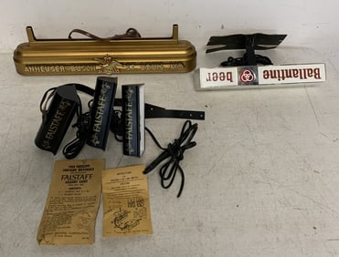 5 Anheuser Busch, Ballantine, Falstaff Lights