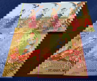 lot of 5 Budweiser Lithos