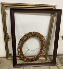 lot of 3 Wooden Frames