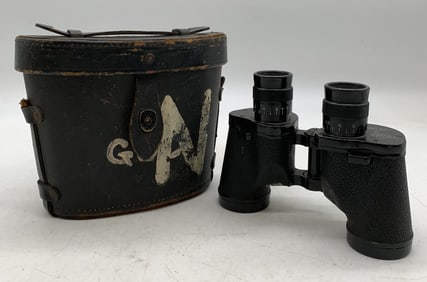 U.S. Navy Buship6 Binoculars w/ Case