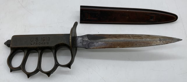U.S. 1918 Trench Knife w/ Scabbard