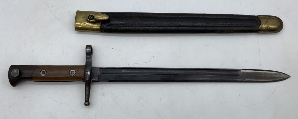 C. Gnutti-1941 Bayonet w/ Scabbard (1 of 4)
