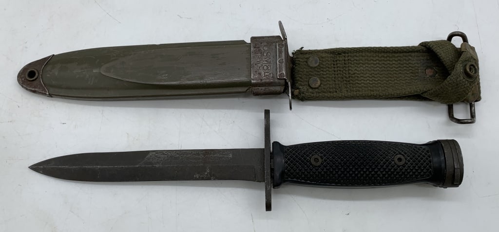 Military Bayonet w/ Scabbard (1 of 3)