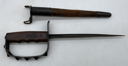 1917 U.S. Trench Knife w/ Scabbard