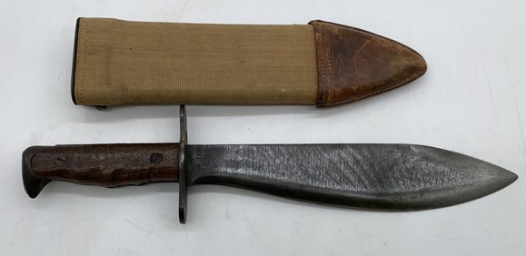 Plumb 1918 Military Bolo w/ Scabbard