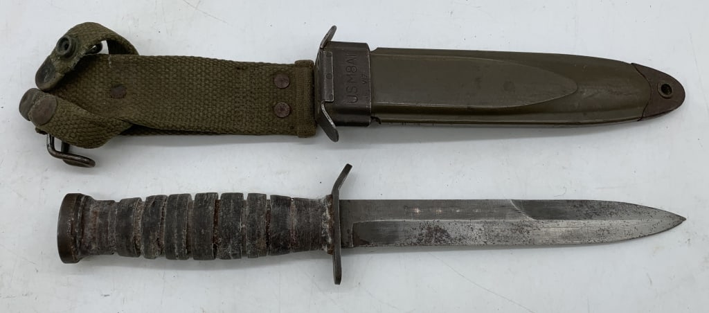 Military Bayonet w/ Scabbard (1 of 3)
