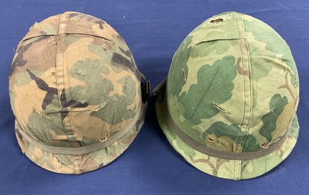 lot of 2 Military Helmets