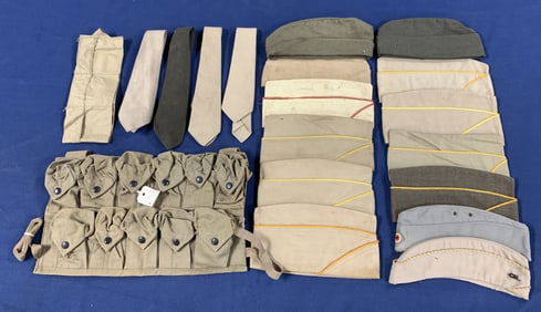 15+ Military Hats, Ties, Grenade Vest