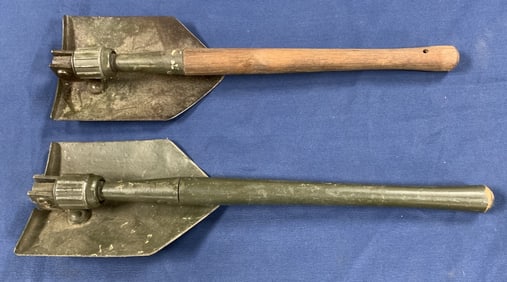 lot of 2 Military Portable Shovels