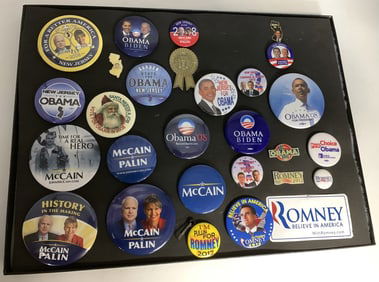 2008-2012 Obama, McCain & Romney 28 Items.