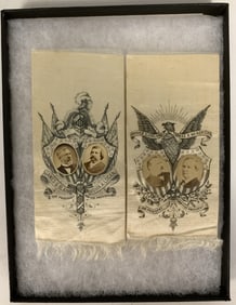 1884 Baline & Cleveland Pair of Photo Ribbons