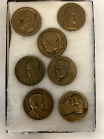 1965-1989 LBJ, Nixon, Reagan, Bronze Ing. Medals