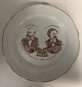1892 Harrison & Reid 9" dia. Jugate Plate.