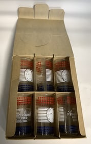 1940 Willkie Acceptance Speech 6 Glass Tumblers Bo