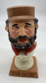 Fidel Castro C. 1960 "Viva Castro" In the Toilet B