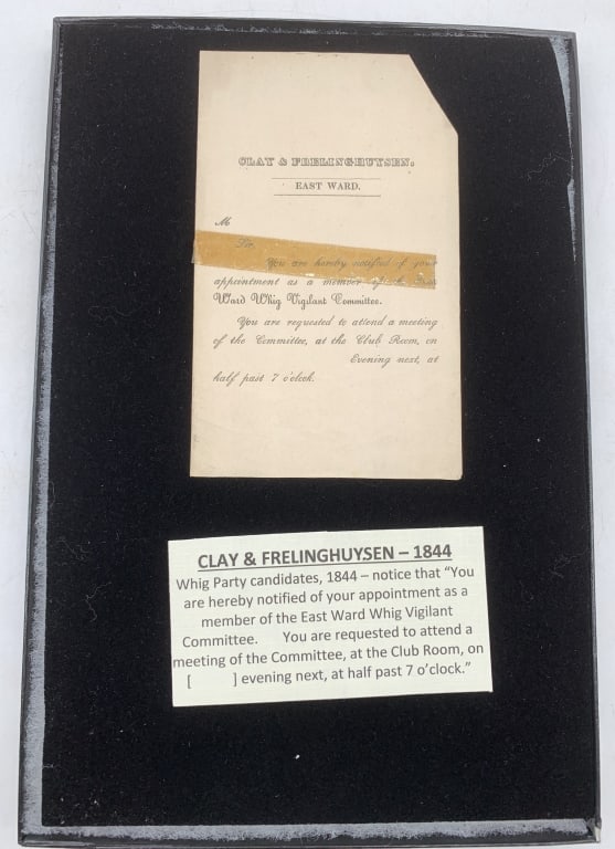 1844 Clay & Frelinghuysen East Ward Whig Vigilant (1 of 2)