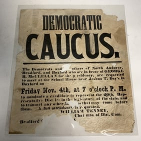 1864 McClellan "Democratic Caucus" Campaign
