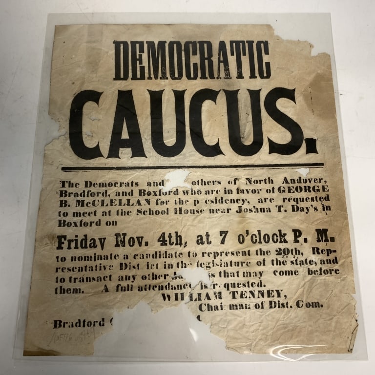 1864 McClellan "Democratic Caucus" Campaign (1 of 2)