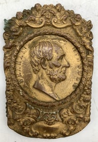 Lincoln Inaugural/Memorial Medal Heavy Brass