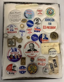 Post 1950 Political & Social Cause Buttons & Badge