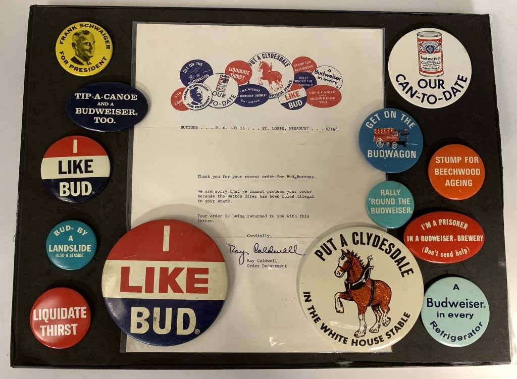 1960 Voting Themed Budweiser Beer (1 of 4)