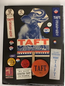 1948-1952 Robert Taft Mostly Hopeful Buttons
