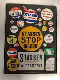1940s-1992 Harold Stassen Hopefuls Pro & Anti Butt
