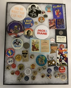1900-1996 Misc. Entertainment Button Collection