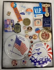 Misc. Word War I to Desert Storm inc. Buttons
