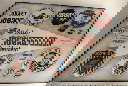 1960-1964 Rockefeller Hopeful Butons