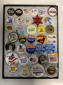 1970s-1990s Misc. Social Cause Button Collection.
