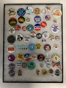 1930s-1980s Misc. Social Cause Button Collection.
